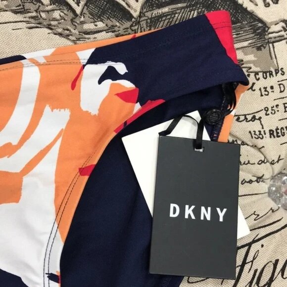 DKNY Printed Bikini Swim Bottoms - Picture 4 of 5